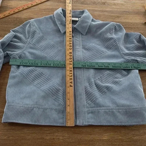 alfred dunner corduroy zip up jacket - Picture 9 of 10